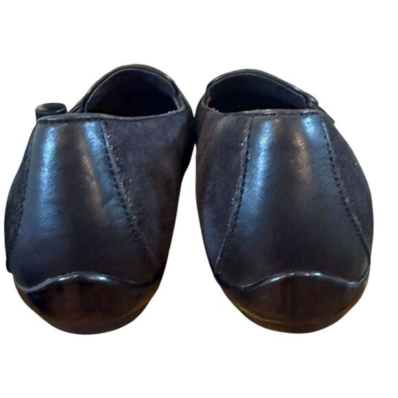 Dansko Olena Metallic Copper Black Loafer 7.5 US 38 EUR Womens Flat Slip On Shoe - Picture 4 of 8